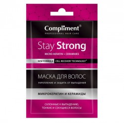 Маска для волос, Compliment (Комплимент) 25 мл стей стронг укрепление саше